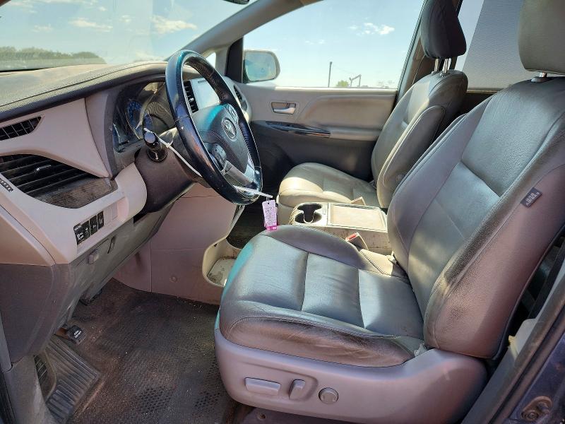 2017 Toyota Sienna VIN 5TDYZ3DC0HS779665 COPART salvage auction — FRONT END, Ca - Salvage Certificate, sold $2,600 on 2026-07-24 (photo 7)