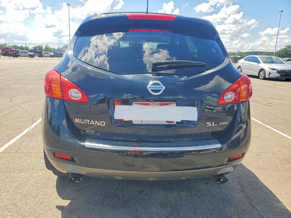 2010 Nissan Murano VIN JN8AZ1MW8AW123028 COPART salvage auction — FRONT END, OH - CERT OF TITLE-SALVAGE, sold $250 on 2026-07-15 (photo 6)