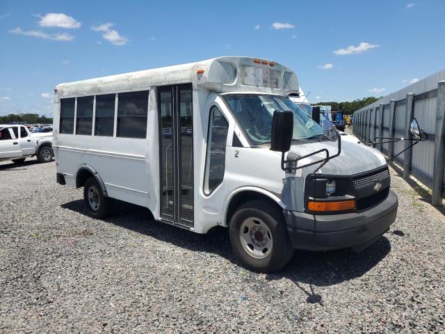 2008 Chevrolet Express VIN 1GBHG31C581182992 COPART salvage auction — FRONT END, Fl - Cert Of Title Slvg Rebuildable, sold $15 on 2026-07-09 (photo 1)