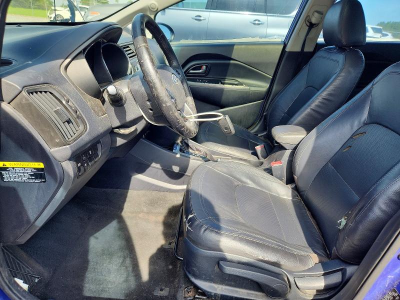 2012 Kia Rio VIN KNADN5A34C6095329 COPART salvage auction — FRONT END, Ga - Cert Of Title-Salvage, sold $425 on 2026-07-07 (photo 7)