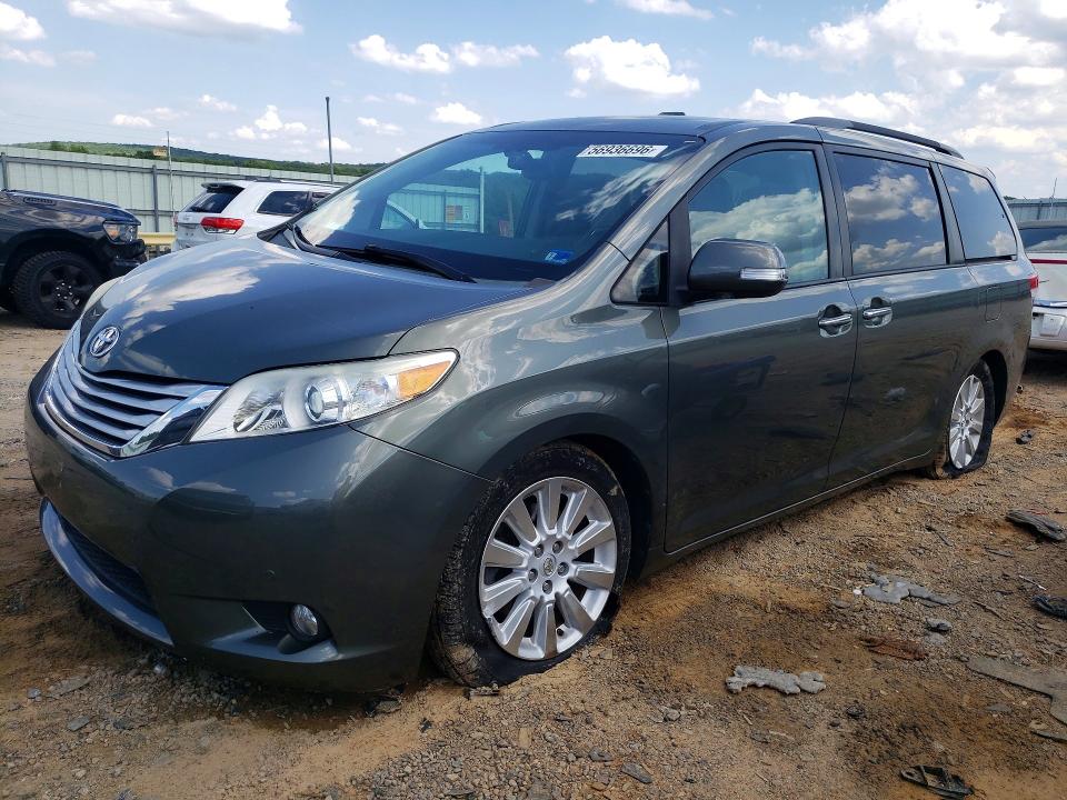 2013 Toyota Sienna VIN 5TDDK3DC3DS052131 COPART salvage auction — UNDERCARRIAGE, Va - Certificate Of Title, sold $5,900 on 2026-07-10 (photo 1)