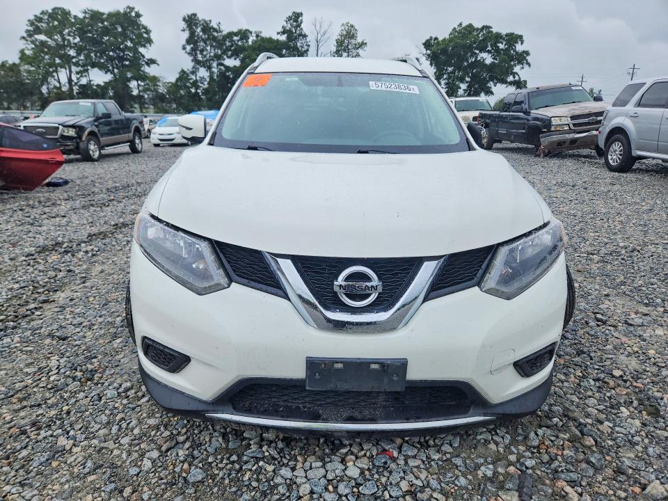 2016 Nissan Rogue VIN JN8AT2MV1GW145881 COPART salvage auction — FRONT END, Ga - Cert Of Title-Salvage, sold $200 on 2026-07-30 (photo 5)