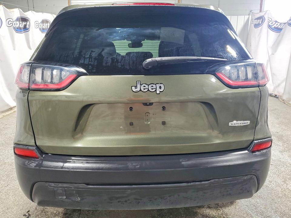 2021 Jeep Cherokee VIN 1C4PJLCB7MD183907 COPART salvage auction — FRONT END, TX - CERTIFICATE OF TITLE, sold $2,650 on 2026-07-09 (photo 6)