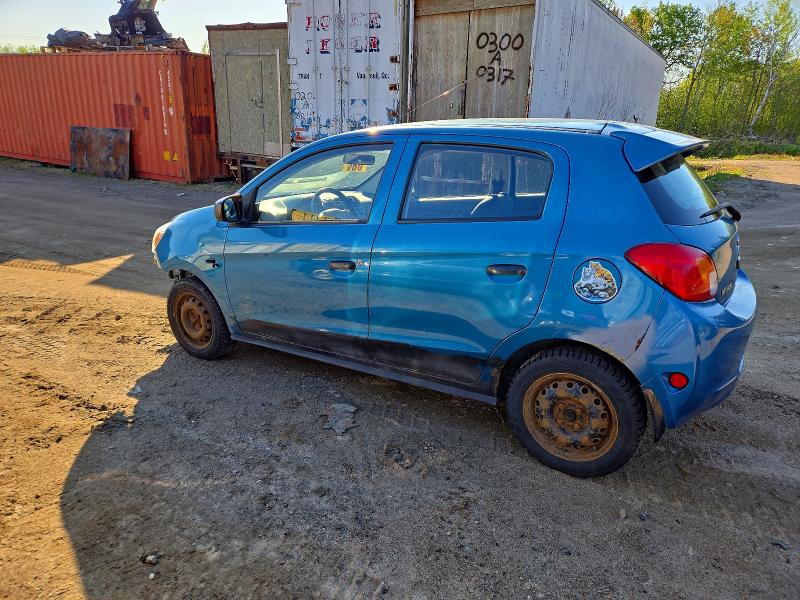 2014 Mitsubishi Mirage VIN ML32A3HJ3EH004737 COPART salvage auction — FRONT END, Qc - Gravement Accidente, sold $200 on 2026-07-07 (photo 2)