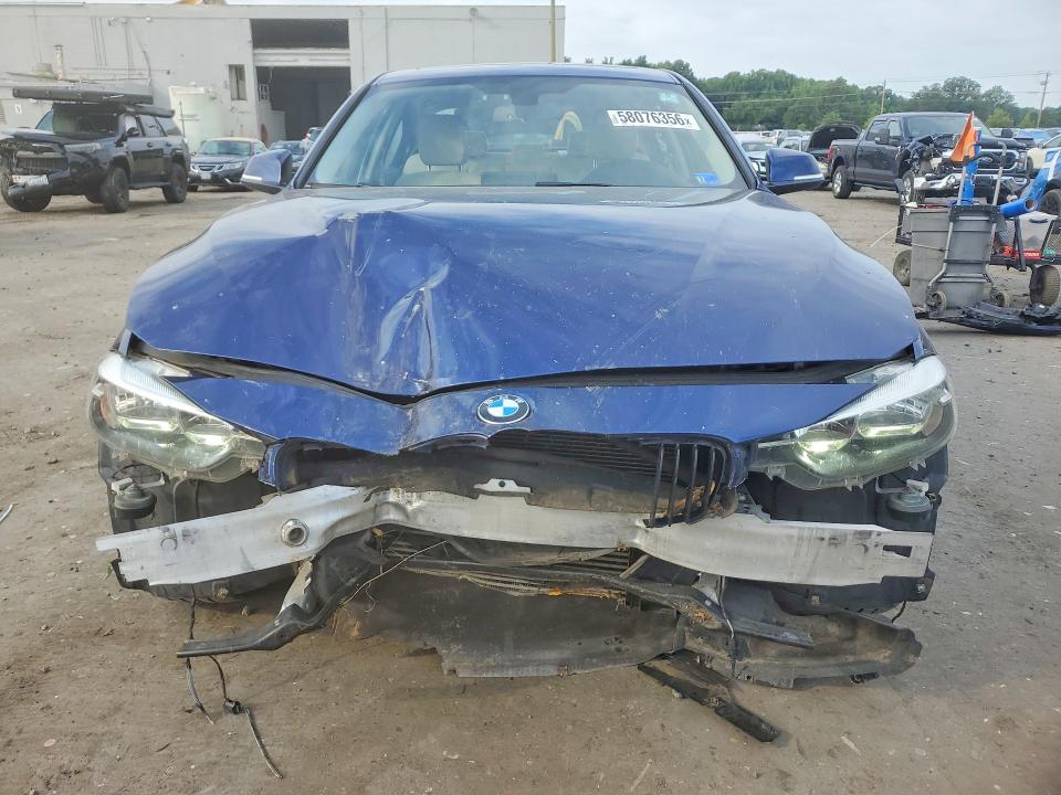 2016 BMW 3er VIN WBA8A3C54GK689206 COPART salvage auction — FRONT END, Va - Certificate Of Title, sold $600 on 2026-07-15 (photo 5)