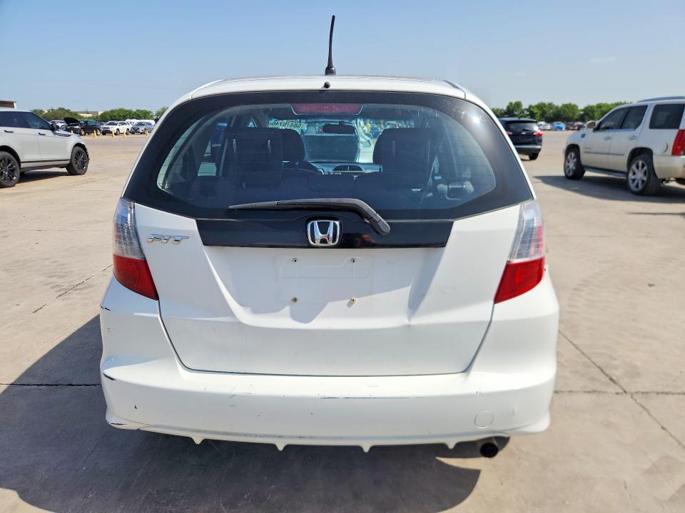2012 Honda Fit VIN JHMGE8H37CC026920 COPART salvage auction — FRONT END, Tx - Salvage Vehicle Title, sold $300 on 2026-07-13 (photo 6)