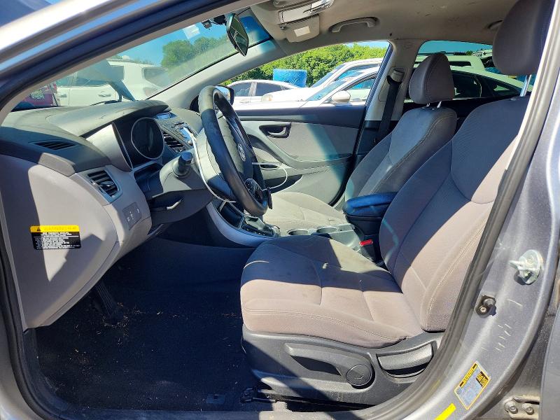 2015 Hyundai Elantra VIN KMHDH4AE9FU413060 COPART salvage auction — FRONT END, Nj - Cert Of Title-Salvage, sold $900 on 2026-07-27 (photo 7)