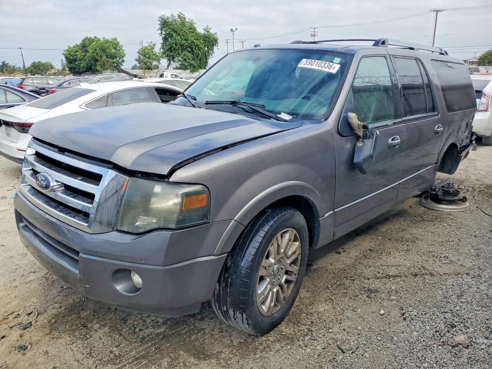 2014 Ford Expedition VIN 1FMJK1K56EEF10811 COPART salvage auction — REAR END, Ca - Dis/Dlr/Exp Only Clean Title (P), sold $475 on 2026-07-27 (photo 1)