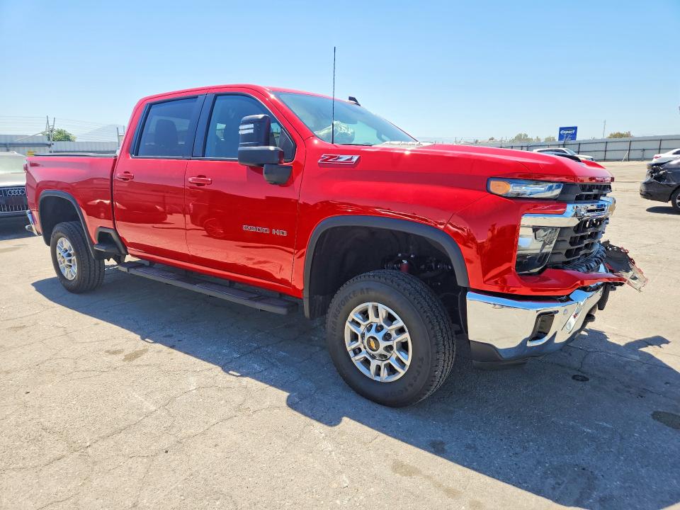 2025 Chevrolet Silverado VIN 1GC4KNE79SF371012 COPART salvage auction — FRONT END, Ca - Salvage Certificate, sold $11,600 on 2026-07-31 (photo 4)