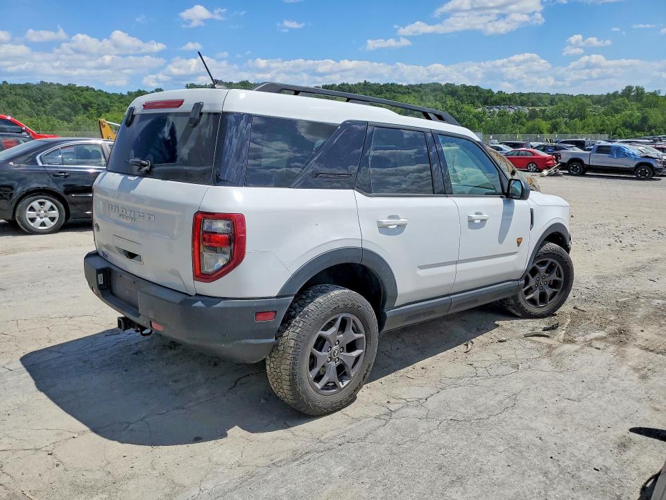 2023 Ford Bronco sport VIN 3FMCR9D98PRE02189 COPART salvage auction — FRONT END, Md - Cert Of Salvage > 75% Damage, sold $7,900 on 2026-09-18 (photo 3)