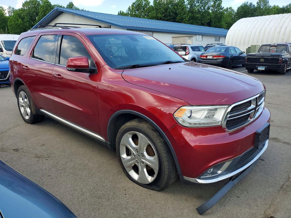 2014 Dodge Durango VIN 1C4RDJDG9EC592299 COPART salvage auction — UNDERCARRIAGE, Ct - Certificate Of Title, sold $3,950 on 2026-09-03 (photo 4)