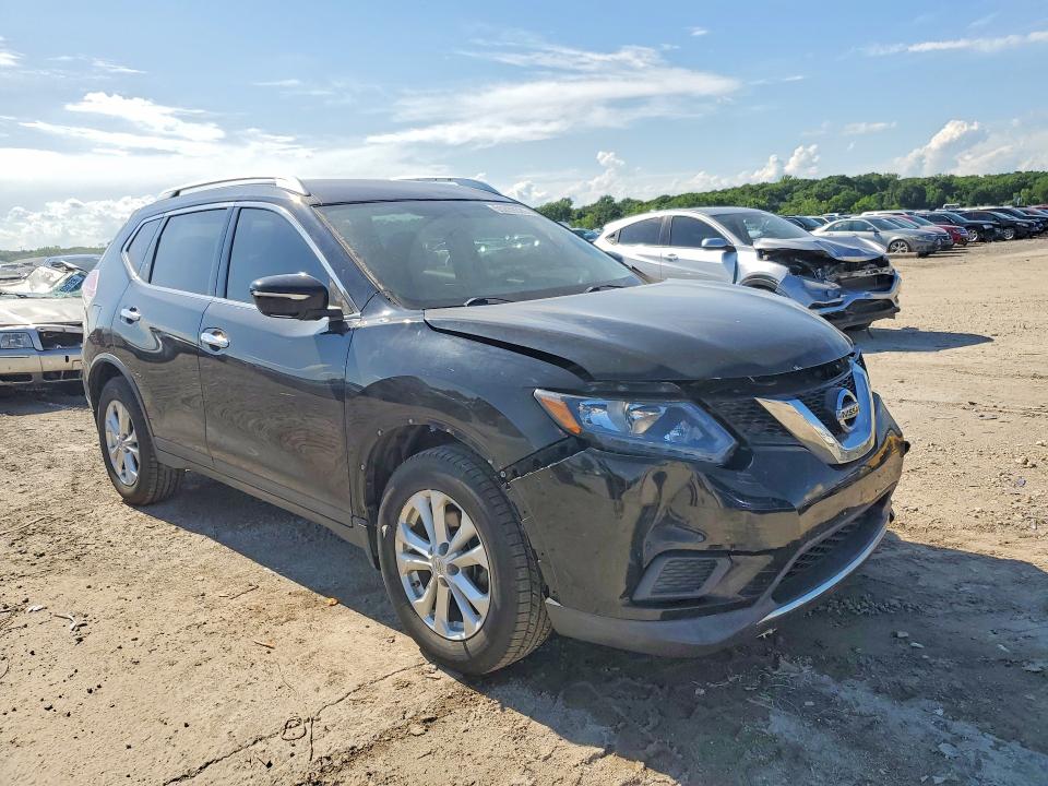 2015 Nissan Rogue VIN KNMAT2MV8FP539902 COPART salvage auction — FRONT END, Mo - Salvage Certificate Of Title, sold $625 on 2026-07-07 (photo 4)