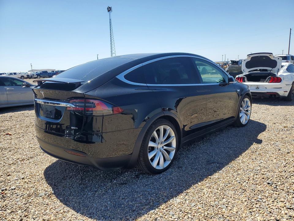 2016 Tesla Model x VIN 5YJXCAE20GF014434 COPART salvage auction — HAIL, Tx - Certificate Of Title, sold $7,800 on 2026-07-14 (photo 3)
