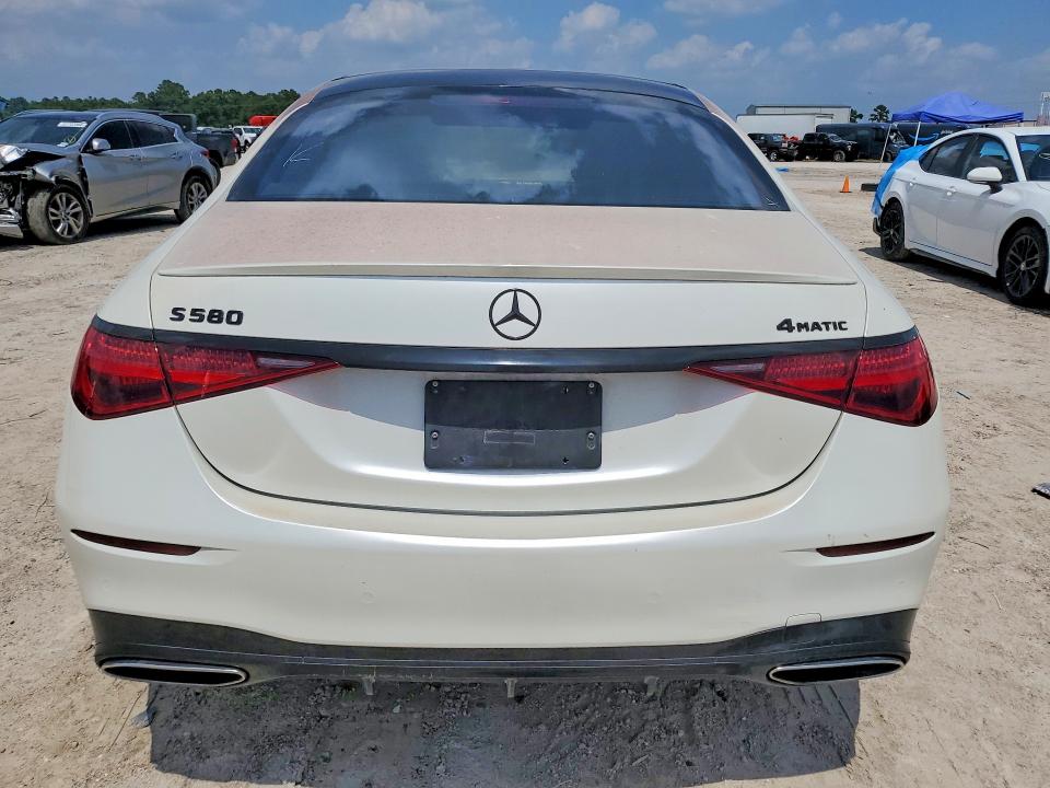 2021 Mercedes-benz S-klasse VIN W1K6G7GBXMA027329 COPART salvage auction — FRONT END, Tx - Salvage Vehicle Title, sold $17,400 on 2026-07-28 (photo 6)