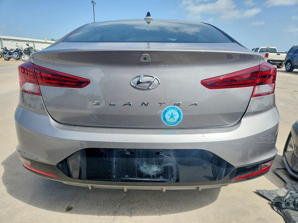 2020 Hyundai Elantra VIN KMHD84LF9LU910482 COPART salvage auction — FRONT END, Tx - Certificate Of Title (P), sold $1,500 on 2026-07-16 (photo 6)