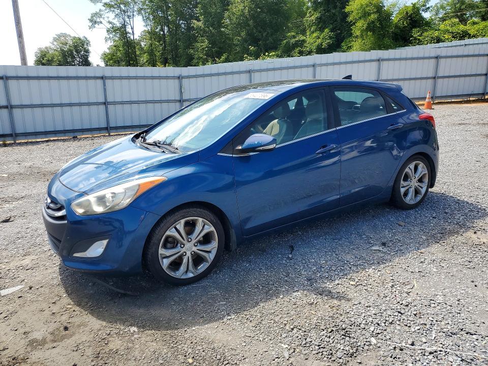 2013 Hyundai Elantra VIN KMHD35LE8DU134097 COPART salvage auction — VANDALISM, Nc - Salvage Certificate Of Title, sold $1,350 on 2026-07-22 (photo 1)
