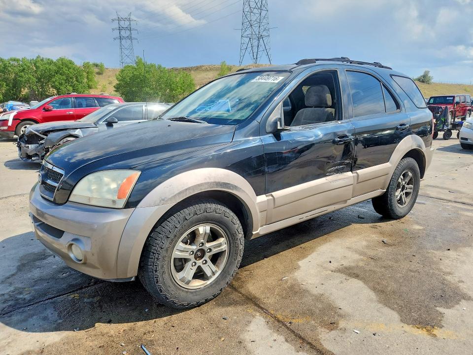 2004 Kia Sorento VIN KNDJC733145267666 COPART salvage auction — SIDE, CO - PUBLIC - SALVAGE TITLE, sold $325 on 2026-07-22 (photo 1)
