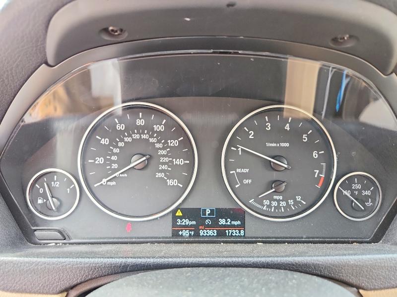 2016 BMW 3 series VIN WBA8E5G58GNU20246 COPART salvage auction — FRONT END, Nj - Cert Of Title-Salvage, sold $1,400 on 2026-07-06 (photo 9)