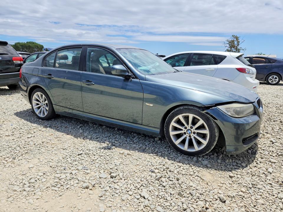 2011 BMW 3er VIN WBAPH5G57BNM73192 COPART salvage auction — FRONT END, Ca - Salvage Certificate, sold $300 on 2026-07-07 (photo 4)