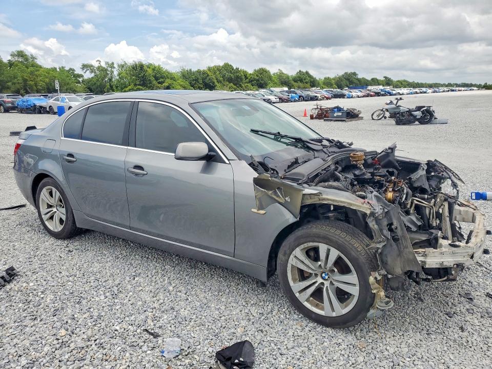 2010 BMW 5 series VIN WBANU5C52AC124489 COPART salvage auction — FRONT END, LA - CERT OF TITLE-SALVAGE, sold $100 on 2026-07-27 (photo 4)