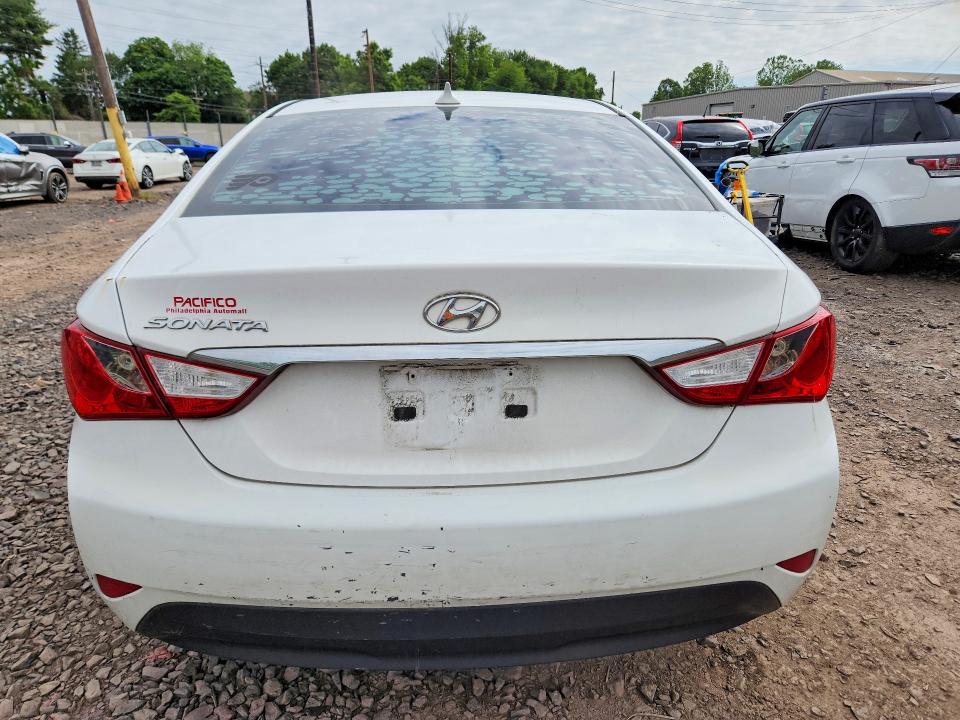 2014 Hyundai VIN 5NPEB4ACXEH837414 COPART salvage auction — FRONT END, Pa - Certificate Of Salvage, sold $600 on 2026-07-06 (photo 6)