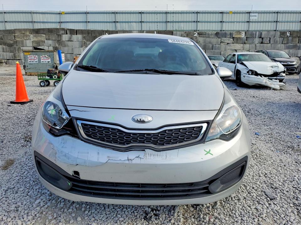 2013 Kia Rio VIN KNADN4A37D6231920 COPART salvage auction — FRONT END, OH - CERT OF TITLE-SALVAGE, sold $775 on 2026-07-24 (photo 5)