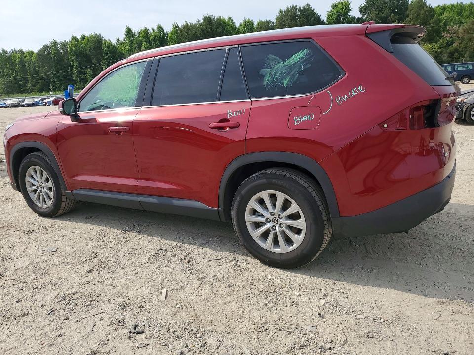 2024 Toyota Highlander VIN 5TDAAAB5XRS039057 COPART salvage auction — REAR END, Va - Cert Of Title - Salvage, sold $300 on 2026-07-21 (photo 2)