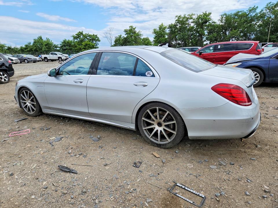 2015 Mercedes-benz S-klasse amg VIN WDDUG7JB2FA153042 COPART salvage auction — REAR END, Ct - Certificate Of Title (P), sold $12,500 on 2026-07-09 (photo 2)