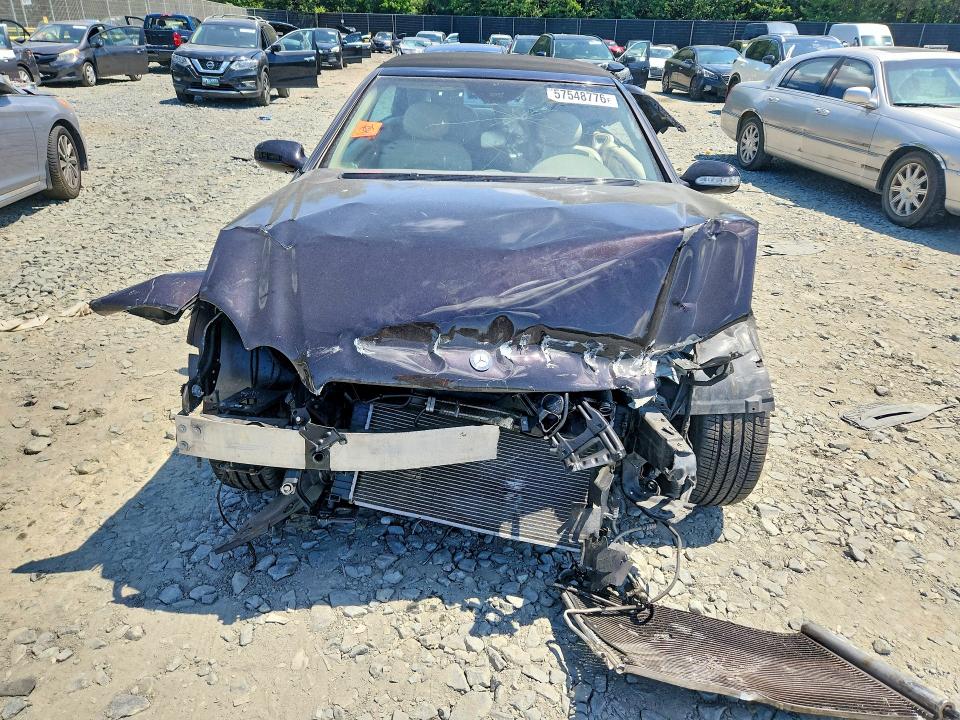 2005 Mercedes-benz Clk-klasse VIN WDBTK65J45F120804 COPART salvage auction — FRONT END, MD - CERT OF SALVAGE > 75% DAMAGE (P), sold $325 on 2026-07-02 (photo 5)