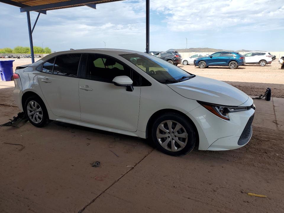 2021 Toyota Corolla VIN JTDEPMAE6MJ125099 COPART salvage auction — REAR END, Az - Cert Of Title - Salvage, sold $5,300 on 2026-07-09 (photo 4)