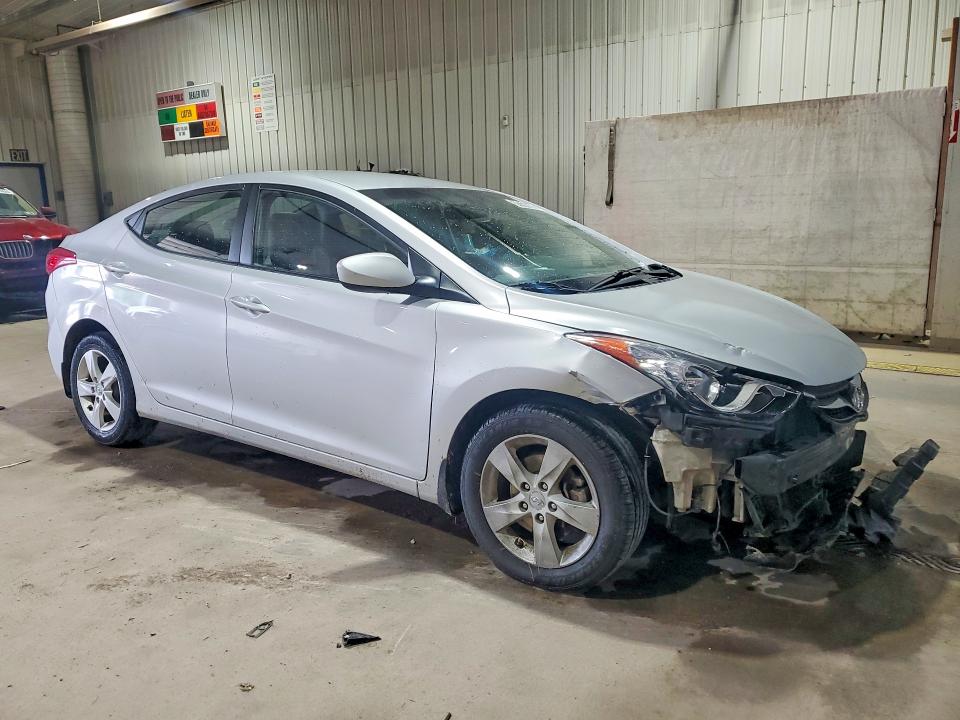 2013 Hyundai VIN KMHDH4AE1DU930902 COPART salvage auction — FRONT END, Pa - Certificate Of Salvage, sold $875 on 2026-07-13 (photo 4)
