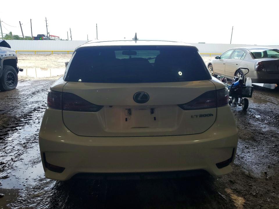 2015 Lexus Ct VIN JTHKD5BH0F2231408 COPART salvage auction — FRONT END, Tx - Salvage Vehicle Title, sold $3,750 on 2026-07-30 (photo 6)