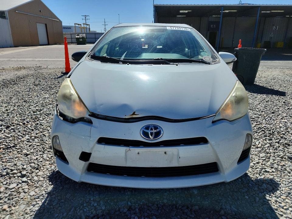 2012 Toyota Prius c VIN JTDKDTB32C1518972 COPART salvage auction — REAR END, CO - SALVAGE TITLE, sold $875 on 2026-07-28 (photo 5)