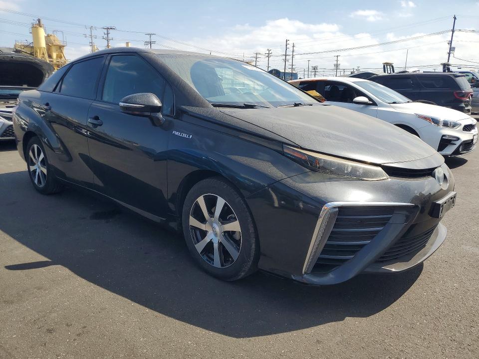 2016 Toyota Mirai VIN JTDBVRBD1GA000303 COPART salvage auction — FRONT END, Ca - Salvage Certificate, sold $550 on 2026-07-29 (photo 4)