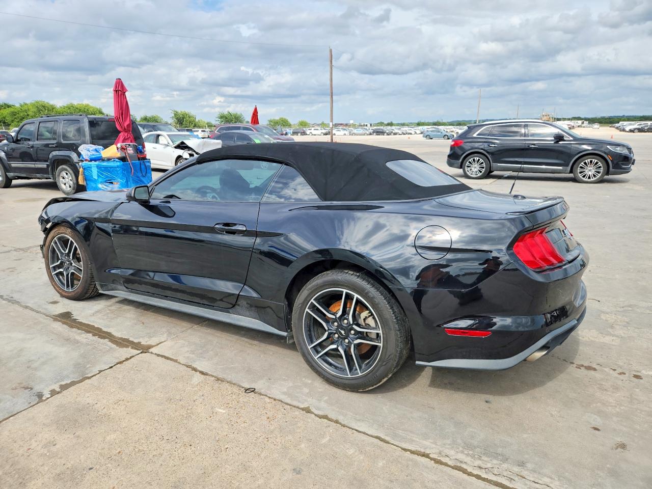 2022 Ford Mustang VIN 1FATP8UH7N5105397 COPART salvage auction — Front End, TX - CERTIFICATE OF TITLE (P), sold $7,100 on 2026-07-09 (photo 2)