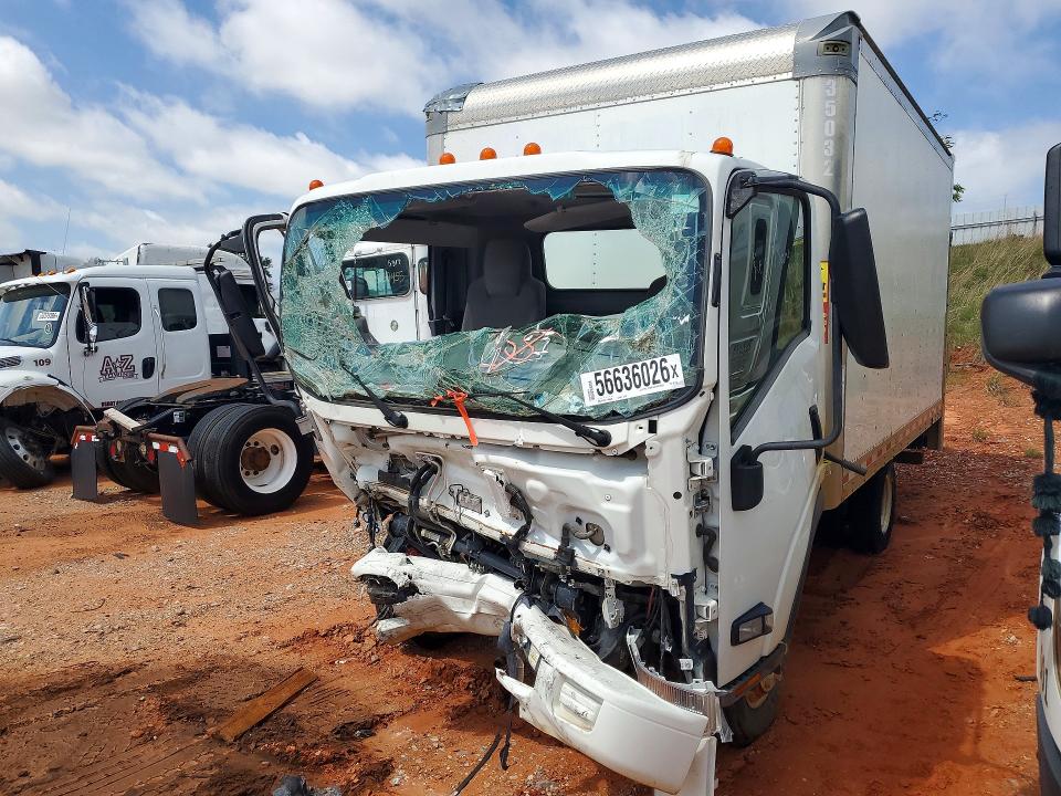 2020 Isuzu Npr VIN 54DB4W1B1LS801170 COPART salvage auction — FRONT END, Salvage Title, sold $5,100 on 2026-07-29 (photo 1)