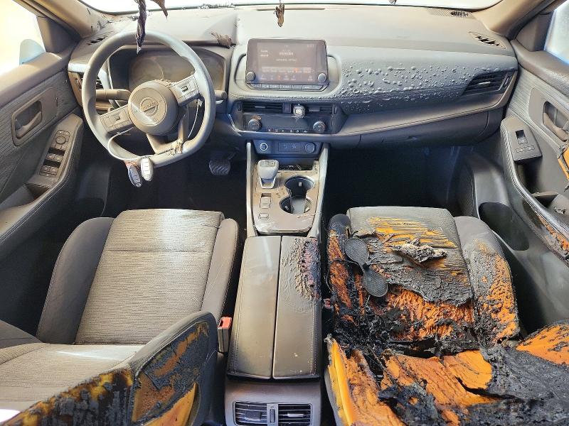 2021 Nissan Rogue VIN JN8AT3BA3MW008829 COPART salvage auction — BURN, Ca - Salvage Certificate, sold $5,300 on 2026-07-28 (photo 8)