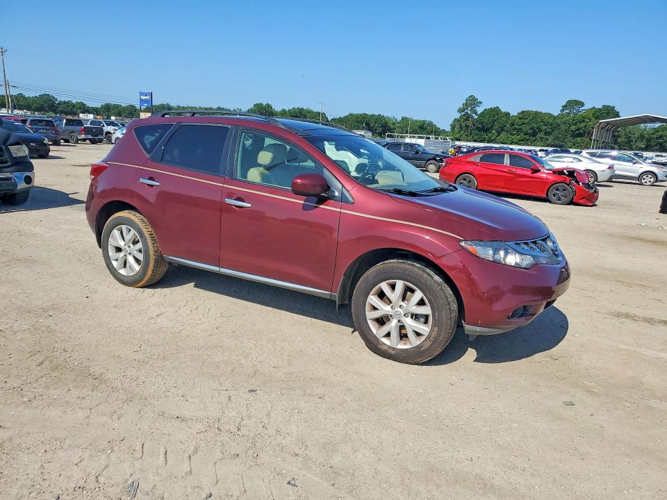 2012 Nissan Murano VIN JN8AZ1MU5CW112926 COPART salvage auction — NORMAL WEAR, Al - Certificate Of Title, sold $200 on 2026-07-30 (photo 4)