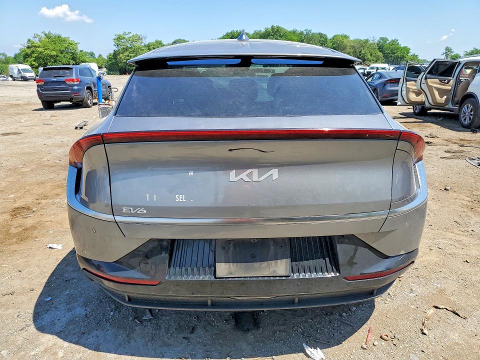 2023 Kia Ev6 VIN KNDC34LA5P5130255 COPART salvage auction — FRONT END, Fl - Certificate Of Destruction (P), sold $7,000 on 2026-07-09 (photo 6)