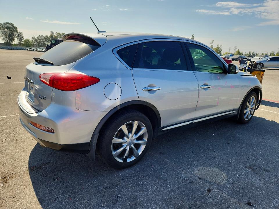 2017 Infiniti Qx50 VIN JN1BJ0RP6HM385030 COPART salvage auction — FRONT END, Ca - Salvage Certificate, sold $1,100 on 2026-07-28 (photo 3)