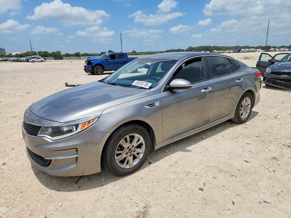 2016 Kia Optima VIN 5XXGT4L36GG032477 COPART salvage auction — MECHANICAL, Tx - Certificate Of Title, sold $625 on 2026-07-02 (photo 1)
