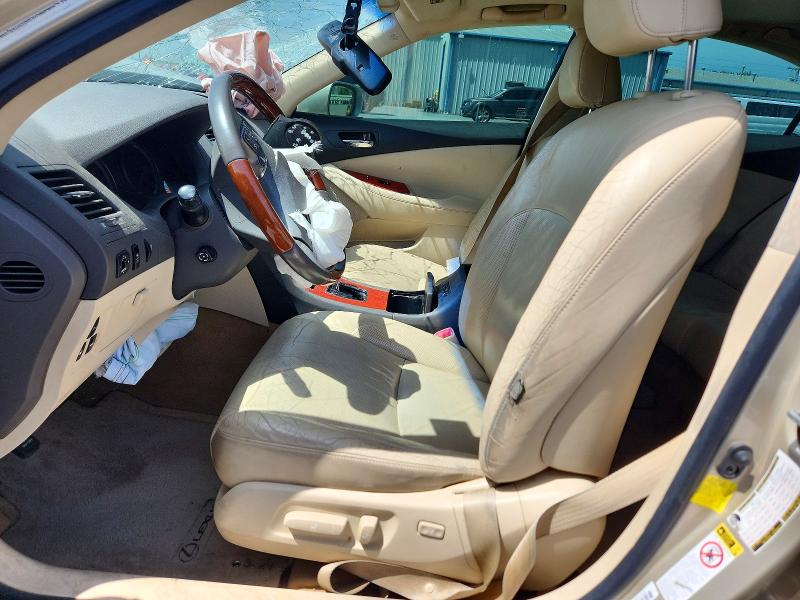 2012 Lexus ES VIN JTHBK1EG1C2499400 COPART salvage auction — FRONT END, Ok - Cert Of Title-Salvage, sold $800 on 2026-07-17 (photo 7)