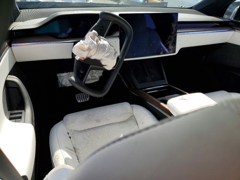 2022 Tesla VIN 7SAXCBE53NF329261 COPART salvage auction — FRONT END, Ca - Salvage Certificate, sold $16,300 on 2026-07-16 (photo 8)