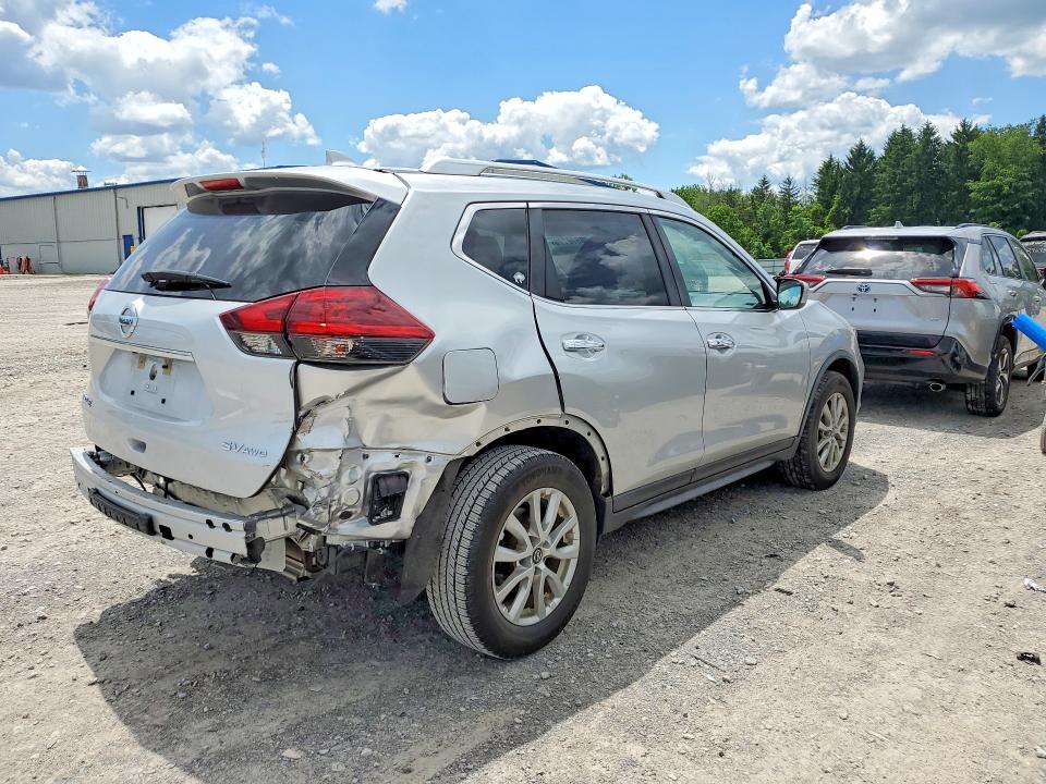 2019 Nissan Rogue VIN KNMAT2MV3KP511967 COPART salvage auction — REAR END, Ny - Mv-907A Salvage Certificate, sold $3,200 on 2026-07-20 (photo 3)