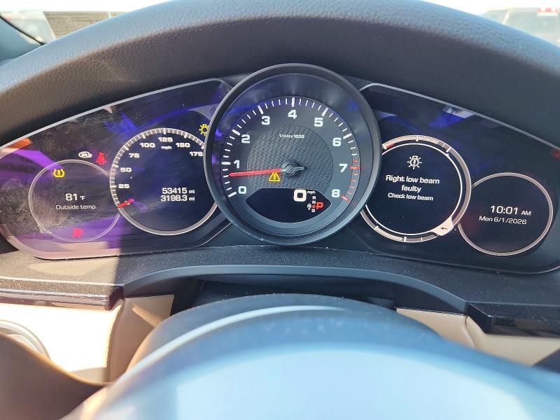 2021 Porsche Cayenne VIN WP1AA2AY2MDA04467 COPART salvage auction — FRONT END, Pa - Certificate Of Salvage, sold $20,500 on 2026-07-14 (photo 9)