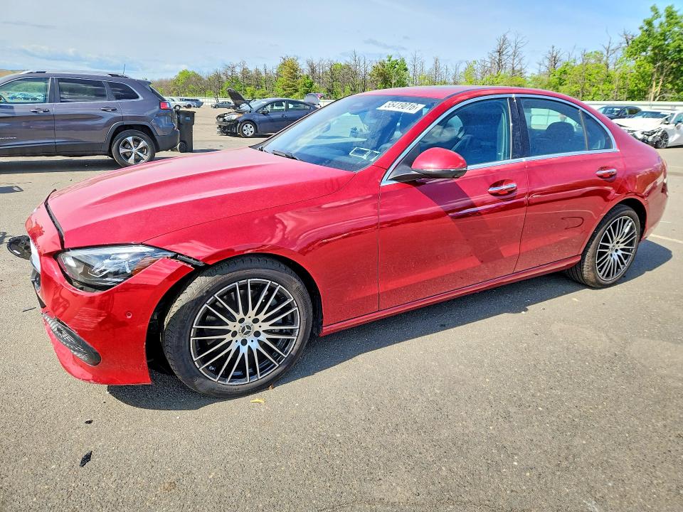 2024 Mercedes-benz C-klasse VIN W1KAF4HB8RR223157 COPART salvage auction — FRONT END, NY - MV-907A SALVAGE CERTIFICATE, sold $80 on 2026-07-27 (photo 1)