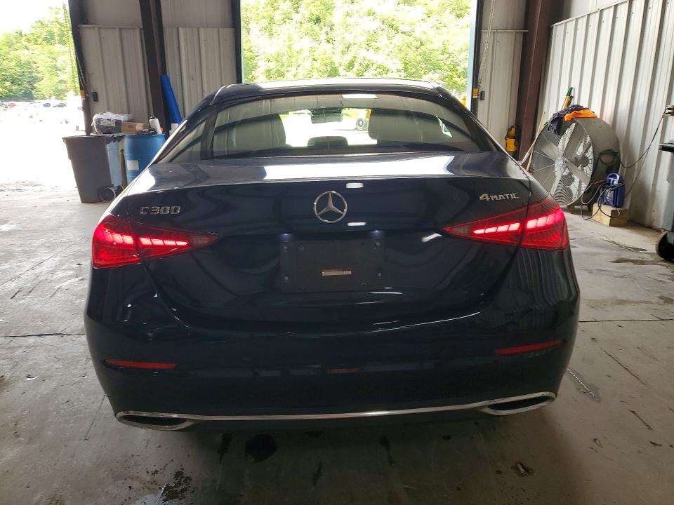 2022 Mercedes-benz C-klasse VIN W1KAF4HB1NR013994 COPART salvage auction — ALL OVER, Sc - Salvage Title, sold $9,300 on 2026-07-15 (photo 6)