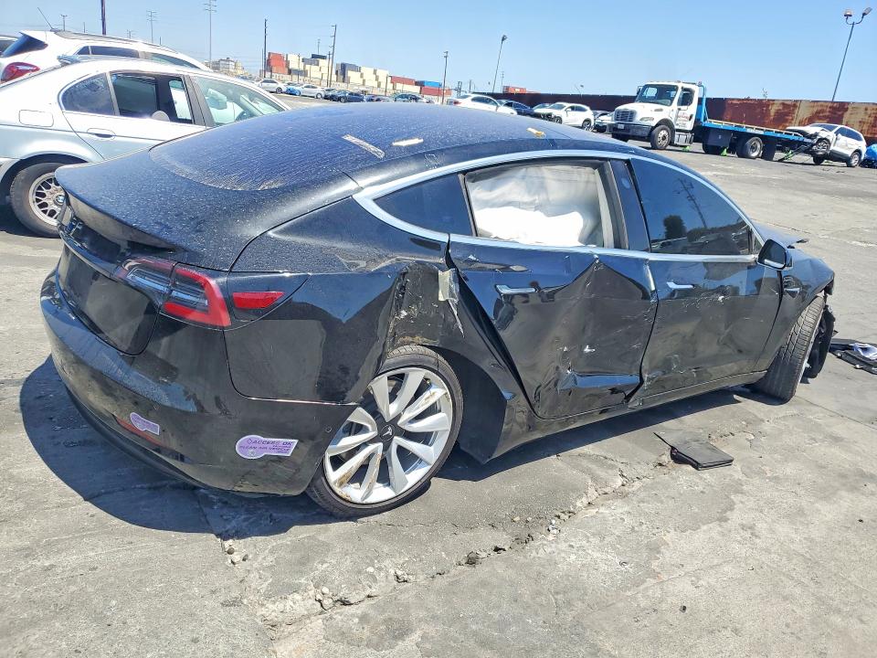 2018 Tesla VIN 5YJ3E1EA0JF047599 COPART salvage auction — FRONT END, Ca - Salvage Certificate, sold $2,800 on 2026-07-15 (photo 3)