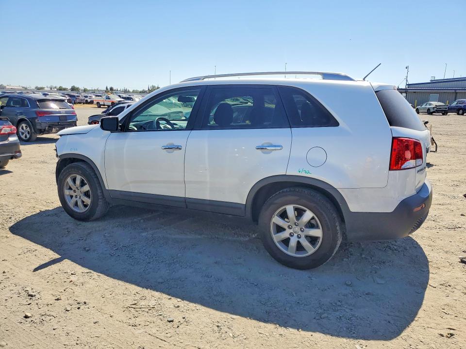 2012 Kia Sorento VIN 5XYKT4A27CG242709 COPART salvage auction — FRONT END, Ca - Salvage Certificate, sold $1,300 on 2026-07-07 (photo 2)