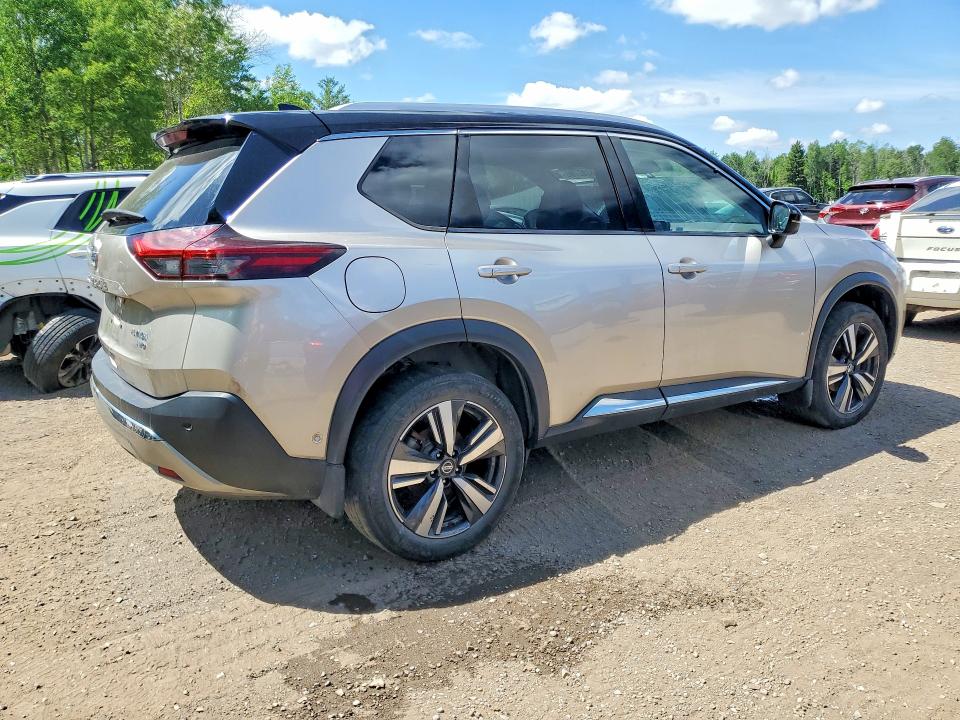 2021 Nissan Rogue VIN JN8AT3DD7MW315198 COPART salvage auction — FRONT END, On - Permit Salvage, sold $250 on 2026-07-30 (photo 3)
